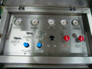 Botão do painel de controle do ESD
