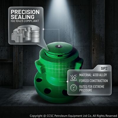 Válvula de Retenção de Alta Pressão Estilo Flapper API 6A 15000psi Corpo Forjado Design de Acesso Interno para Perfuração
