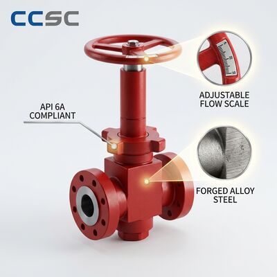 O controle de fluxo remoto ajustável acionado hidráulico 10000psi da válvula de bloqueador API 6A falha no feedback da posição à prova de falhas