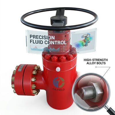 Manual Operation High Pressure Gate Valve Supporting Working Temperatures 75°F to 350°F Ensuring Industrial Flow Control