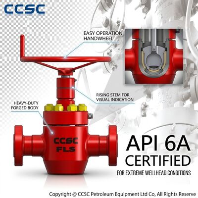 Serviço ácido API 6A válvula de porta FF HH H2S resistente forjado aço vedação de pressão capô 5000psi ácido cabeça de poço de gás