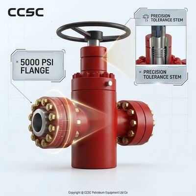 Válvula Gaveta com Selo de Pressão API 6A Acionada Hidraulicamente, Aço Forjado FLS Conduit Passante 10000psi Controle Remoto de Cabeça de Poço
