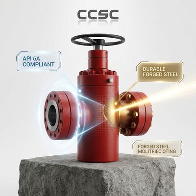 Serviço ácido API 6A válvula de porta FF HH H2S resistente forjado aço vedação de pressão capô 5000psi ácido cabeça de poço de gás