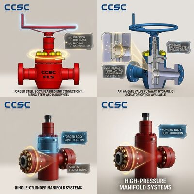 Válvula Gaveta com Selo de Pressão API 6A Acionada Hidraulicamente, Aço Forjado FLS Conduit Passante 10000psi Controle Remoto de Cabeça de Poço