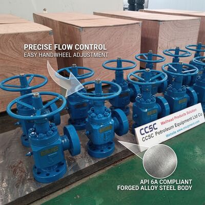 O controle de fluxo remoto ajustável acionado hidráulico 10000psi da válvula de bloqueador API 6A falha no feedback da posição à prova de falhas