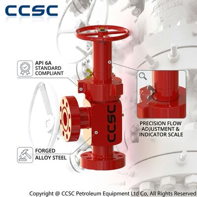 O controle de fluxo remoto ajustável acionado hidráulico 10000psi da válvula de bloqueador API 6A falha no feedback da posição à prova de falhas